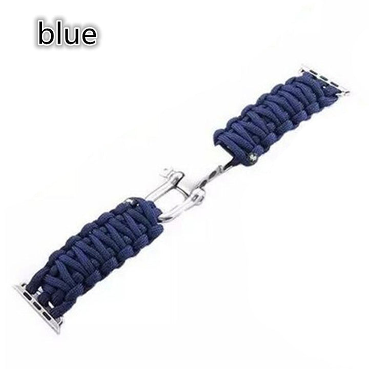 Sport Bracelet watch strap For Apple Watch band 5 4 3 2 44mm 42mm iwatch band 40mm 38mm Survival Rope Metal Bolt Clasp Bracelet