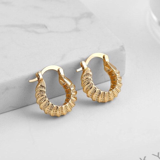 Statement Geometric Hoop Earrings