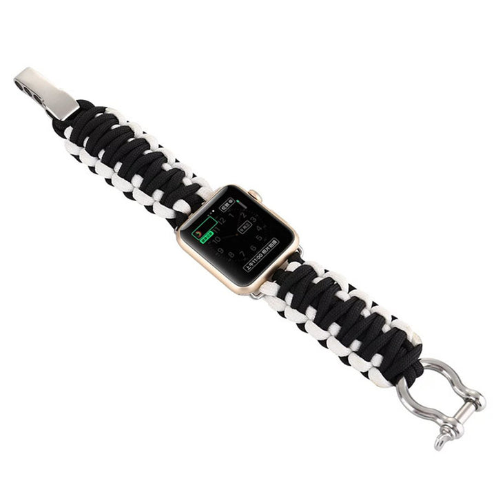 Sport Bracelet watch strap For Apple Watch band 5 4 3 2 44mm 42mm iwatch band 40mm 38mm Survival Rope Metal Bolt Clasp Bracelet