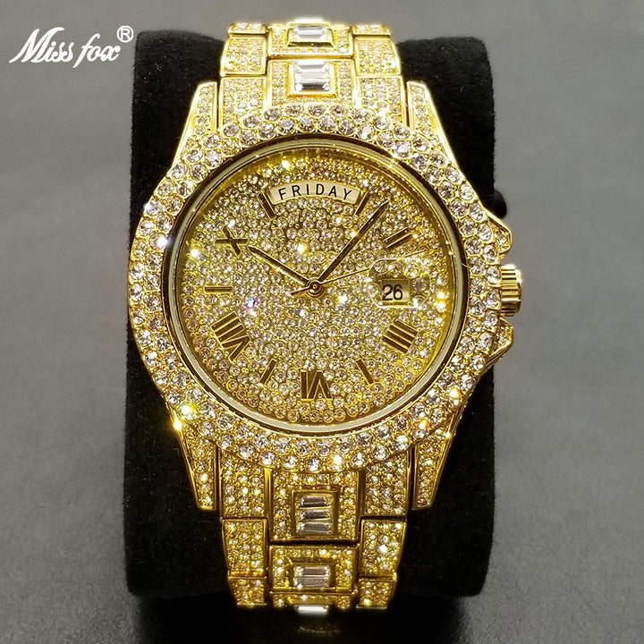 Full Iced Crystal Watch