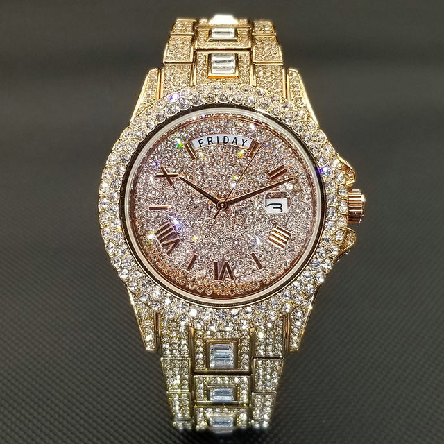 Full Iced Crystal Watch