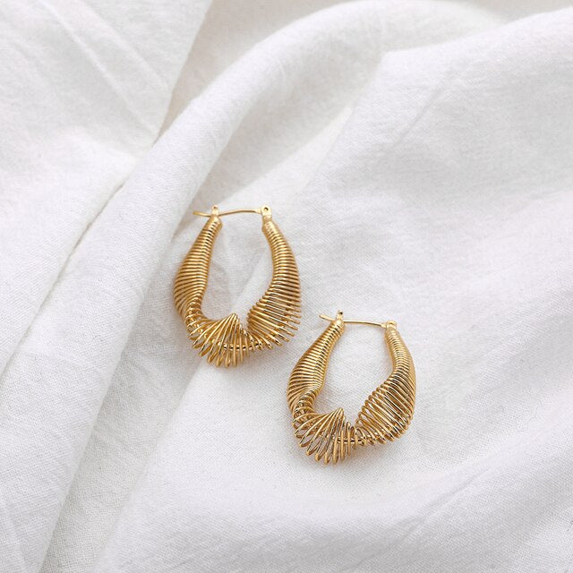 Statement Geometric Hoop Earrings