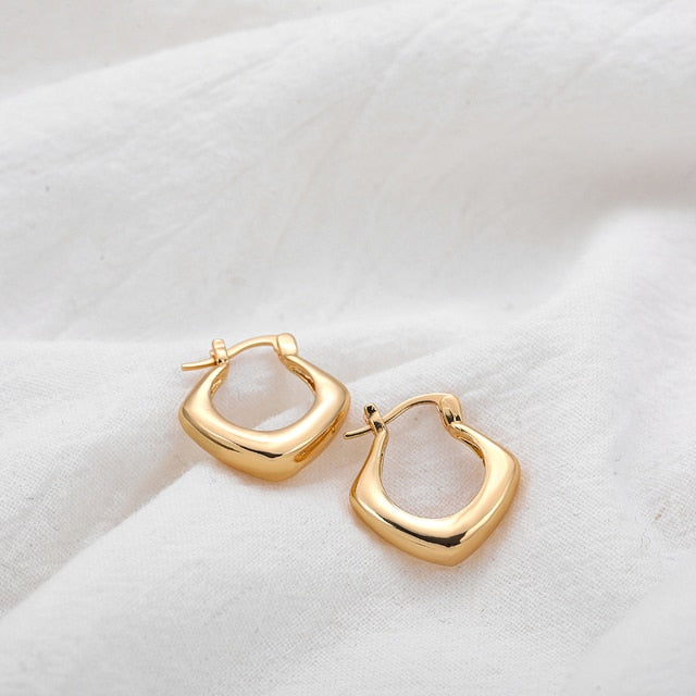 Statement Geometric Hoop Earrings