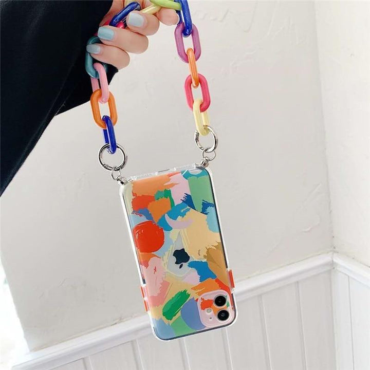 Abstract Art Chain Case