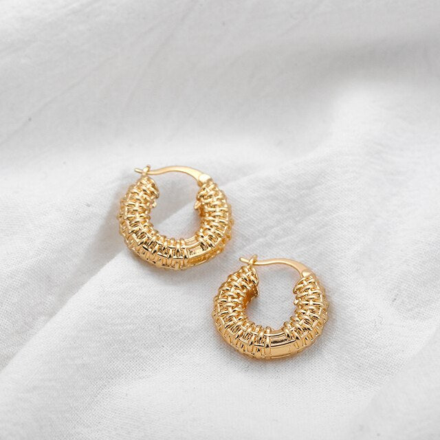 Statement Geometric Hoop Earrings