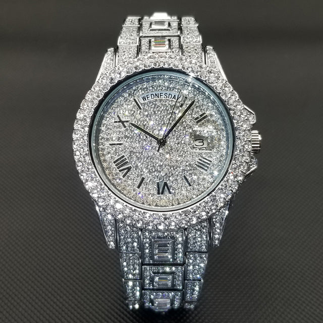 Full Iced Crystal Watch