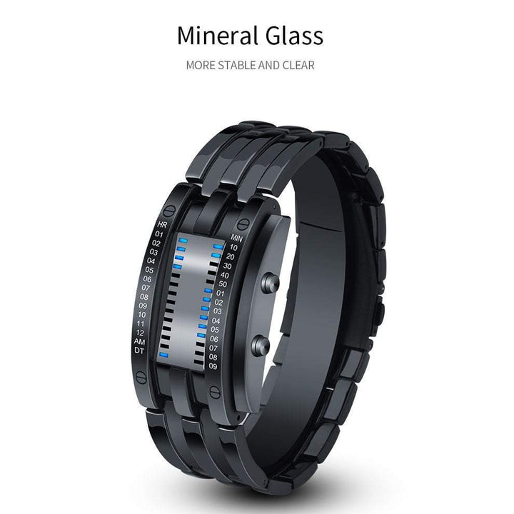 Futuristic Digital Wrist Watch