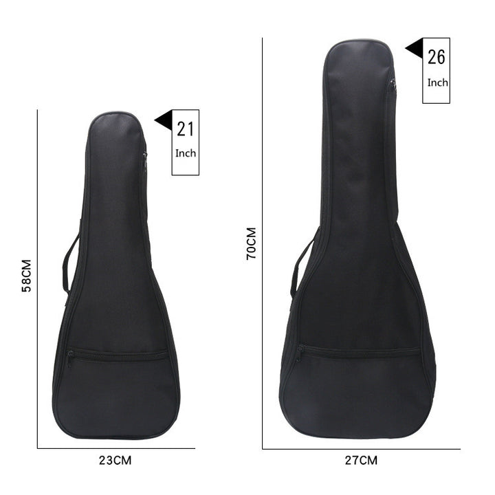 Ukulele Black And Cotton Bag Oxford Cloth Waterproof Piano Bag