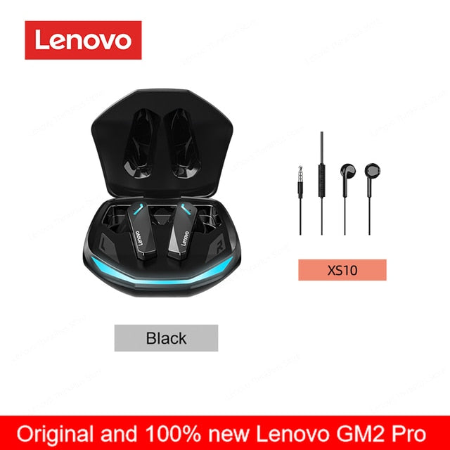 Original Lenovo GM2 Pro 5.3 Earphone Bluetooth Wireless Earbuds Low Latency Headphones HD Call Dual Mode Gaming Headset With Mic