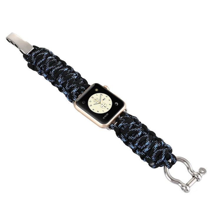 Sport Bracelet watch strap For Apple Watch band 5 4 3 2 44mm 42mm iwatch band 40mm 38mm Survival Rope Metal Bolt Clasp Bracelet