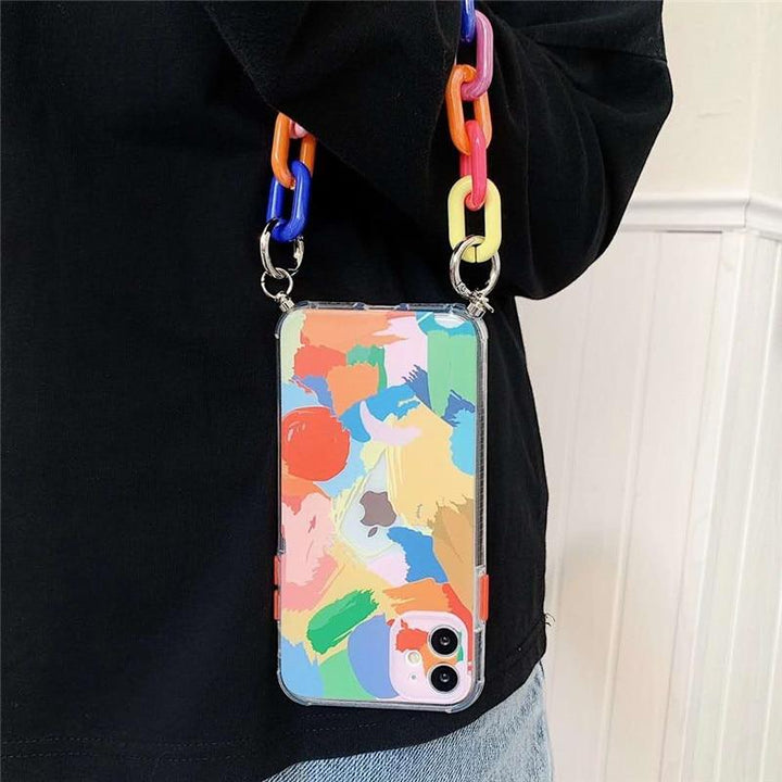 Abstract Art Chain Case