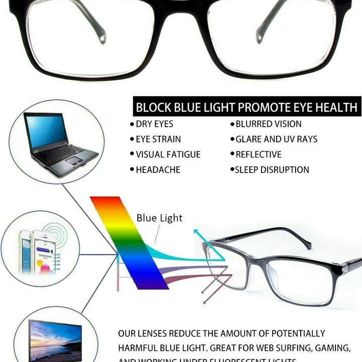 Blue Light Blocking Glasses For Men & Women