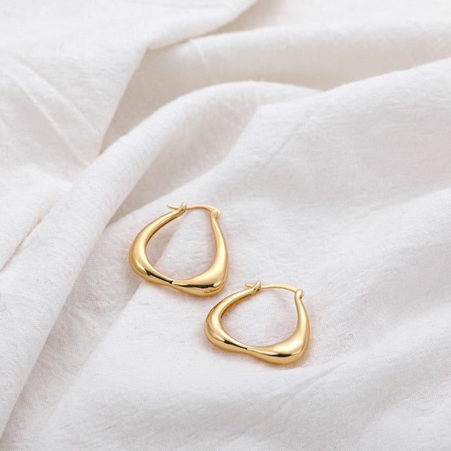 Statement Geometric Hoop Earrings